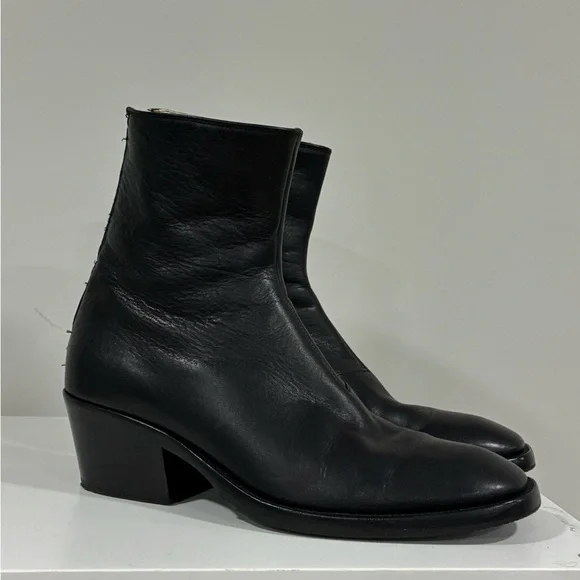 Acne Studios Square Toe Leather Boot Size US 8 EU 41 - Picture 2 of 15
